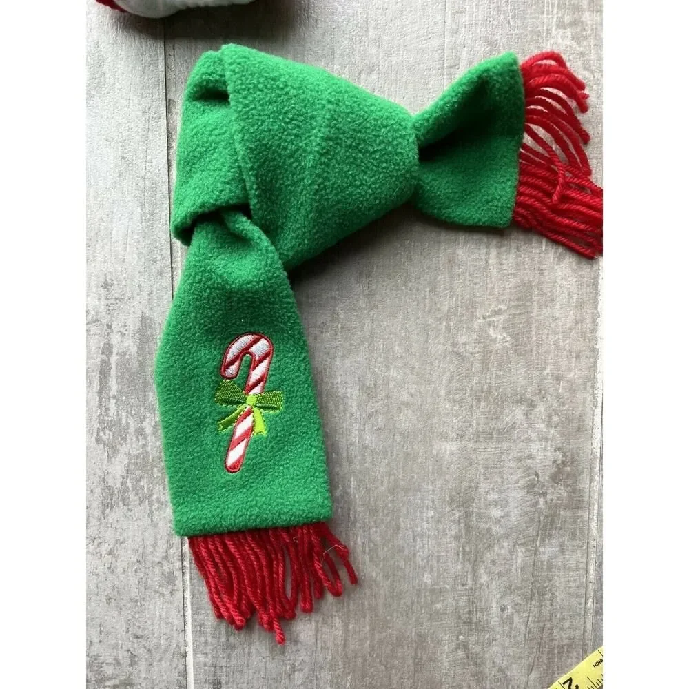 DAN DEE Liquor Wine Bottle Christmas Scarf & Hat Set Decoration Gift Party